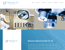 Tablet Screenshot of micronfilters.in